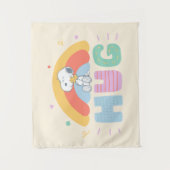 Tenture cacahuètes | Snoopy & Woodstock Hug (Devant)