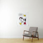 Tenture cacahuètes | Snoopy & Woodstock Père Noël Bell Rin (En situation)