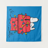 Tenture cacahuètes | Snoopy's Dog House With Lights (Devant (Horizontal))
