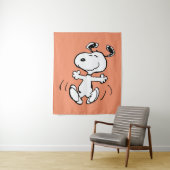 Tenture cacahuètes | Une Danse Heureuse Snoopy (En situation)