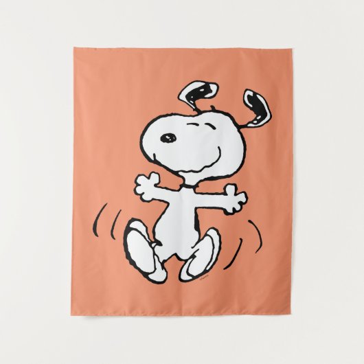 Tenture cacahuètes | Une Danse Heureuse Snoopy (Devant)