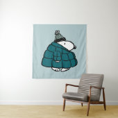 Tenture cacahuètes | Veste Snoopy Winter Puffer (En situation)