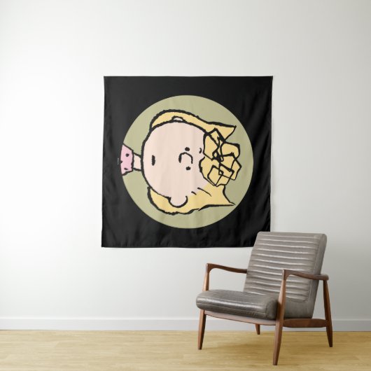 Tenture cacahuètes | Visages de Sally (En situation (horizontale))