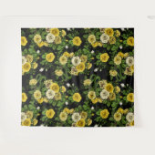 Tenture Caché en rose, jaune et vert (Devant (Horizontal))