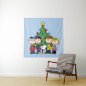 Tenture Cachou | Le Gang autour de l'arbre de Noël (En situation)