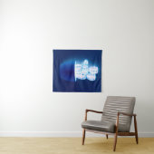 Tenture Cactus bleu (En situation (horizontale))