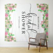 Tenture Cactus Cactées Succulente Fleurs Roses Mariage (En situation (horizontale))