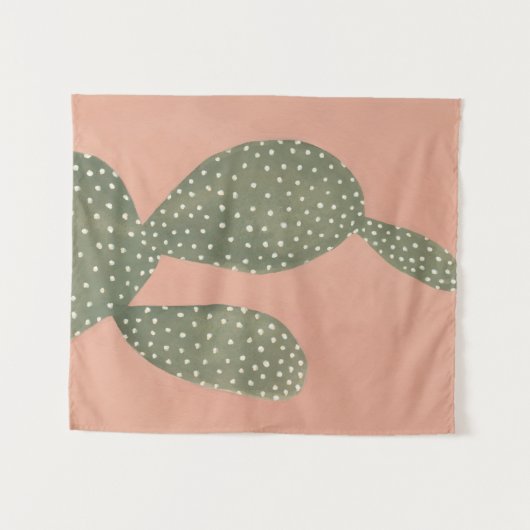 Tenture Cactus coralliens (Devant (Horizontal))