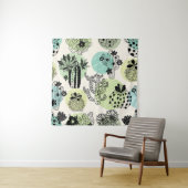 Tenture Cactus En Floraison : Charme Sans Mains (En situation)