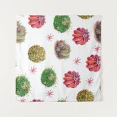 Tenture Cactus Floral : Arrière - plan aquarelle (Devant (Horizontal))