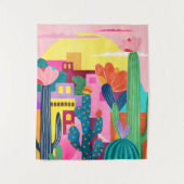 Tenture Cactus Town (Devant)