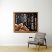 Tenture Cadeau à ma petite-fille de la part de grand-mère, (En situation (horizontale))