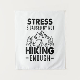 Tenture Cadeau Camper Le Stress Est La Cause D'Un Manque