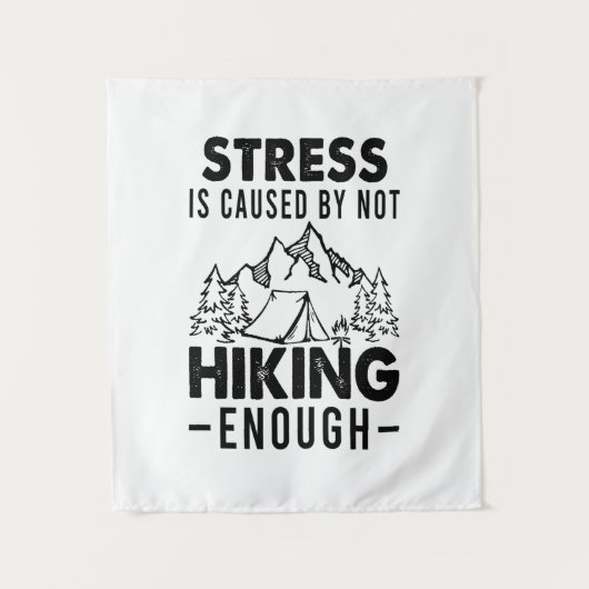 Tenture Cadeau Camper | Le Stress Est La Cause D'Un Manque (Devant)