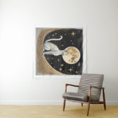 Tenture Cadeau Céleste De Chat Pour Amoureux de les chats (En situation (horizontale))