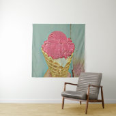 Tenture Cadeau d'anniversaire de glace (En situation)