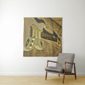 Tenture Cadeau d'anniversaire pour guitariste (En situation (horizontale))
