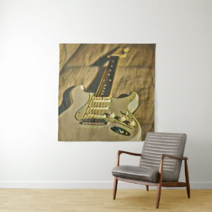 Tenture Cadeau d'anniversaire pour guitariste