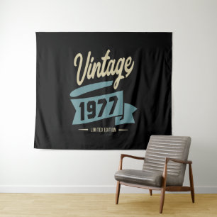 Tenture Cadeau d'anniversaire Vintage depuis 1977