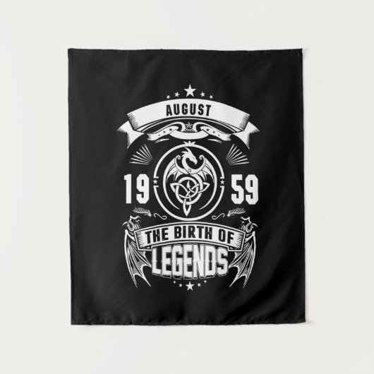 Tenture Cadeau d'août | 1959 La Naissance Des Légendes (Devant)