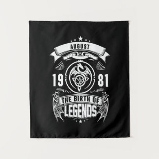 Tenture Cadeau d'août | 1981 La Naissance Des Légendes