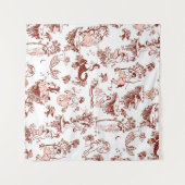 Tenture Cadeau d'astrologie de motif de toile de signe de  (Devant (Horizontal))