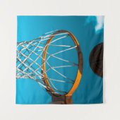 Tenture Cadeau de basket-ball génial (Devant (Horizontal))