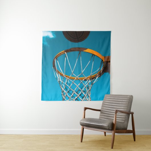 Tenture Cadeau de basket-ball génial (En situation)