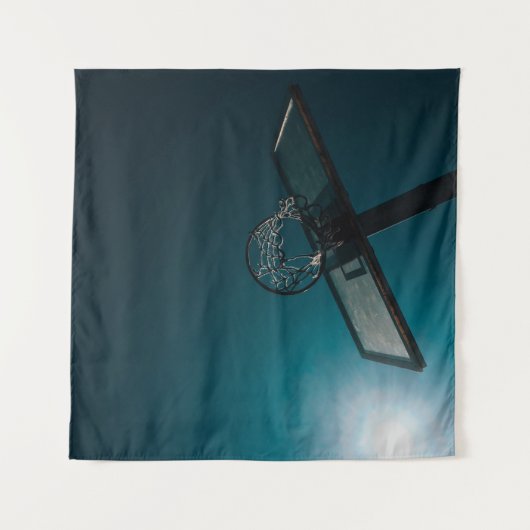 Tenture Cadeau de basketball (Devant (Horizontal))