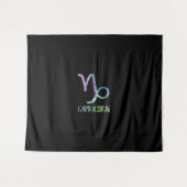 Tenture Cadeau de chèvre de mer d'astrologie de symbole de (Devant (Horizontal))