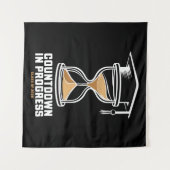 Tenture Cadeau de compte à rebours jusqu'à la remise des d (Devant (Horizontal))