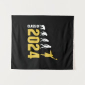 Tenture Cadeau de fin d'études | Promotion 2024 (Devant (Horizontal))