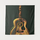 Tenture Cadeau de guitariste cool (Devant)