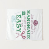 Tenture Cadeau de l'amant Crochet artisanal | Cadeau parfa (Devant (Horizontal))