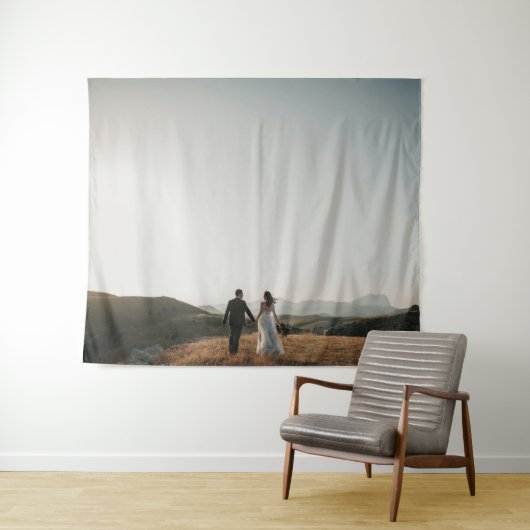 Tenture Cadeau de mariage pour jeunes mariés Souvenir (En situation (horizontale))