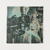 Tenture Cadeau de moto vintage (Devant (Horizontal))