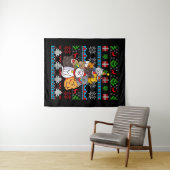 Tenture Cadeau de Noël Arbre de chat (En situation (horizontale))