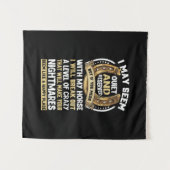 Tenture Cadeau équestre | Je Peux Sembler Tranquille (Devant (Horizontal))