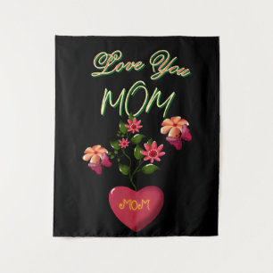 Tenture Cadeau floral personnalisé et sur mesure pour la f