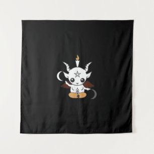 Tenture Cadeau Halloween Chèvre Baphomet