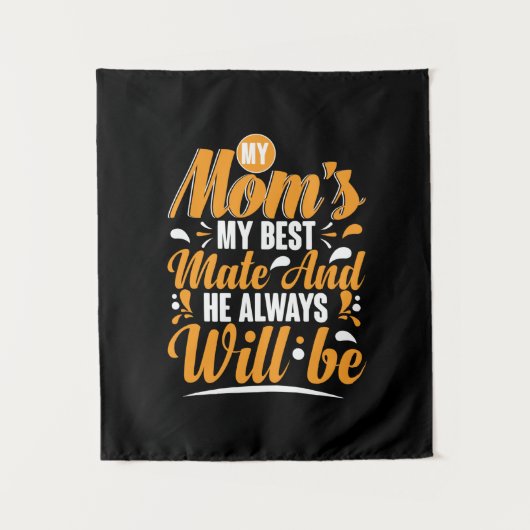 Tenture Cadeau Mère Ma Mère Ma Meilleure Amie (Devant)
