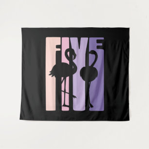 Tenture Cadeau mignon pour un 5ème anniversaire Je suis un