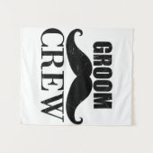 Tenture Cadeau noir pour l'enterrement de vie de garçon de (Devant (Horizontal))