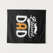 Tenture Cadeau Papa Papa béni (Devant (Horizontal))