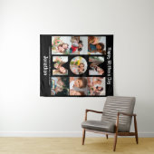 Tenture Cadeau personnalisé pour maman mère Fête 9 Photo C (En situation (horizontale))