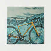 Tenture Cadeau pour amateur de cyclisme (Devant)