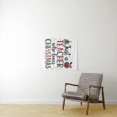 Tenture Cadeau pour Enseignant | Juste un Enseignant qui A (En situation (horizontale))