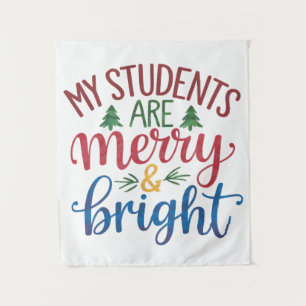 Tenture Cadeau pour Enseignant   Mes Élèves Sont Gais & Br