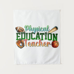 Tenture Cadeau pour enseignant Professeur d'éducation ph