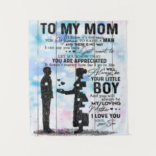 Tenture Cadeau pour maman   À ma mère le meilleur cadeau